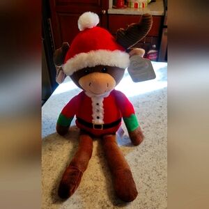 Baby Plush Monkey Christmas Toy, Rattle. NWT